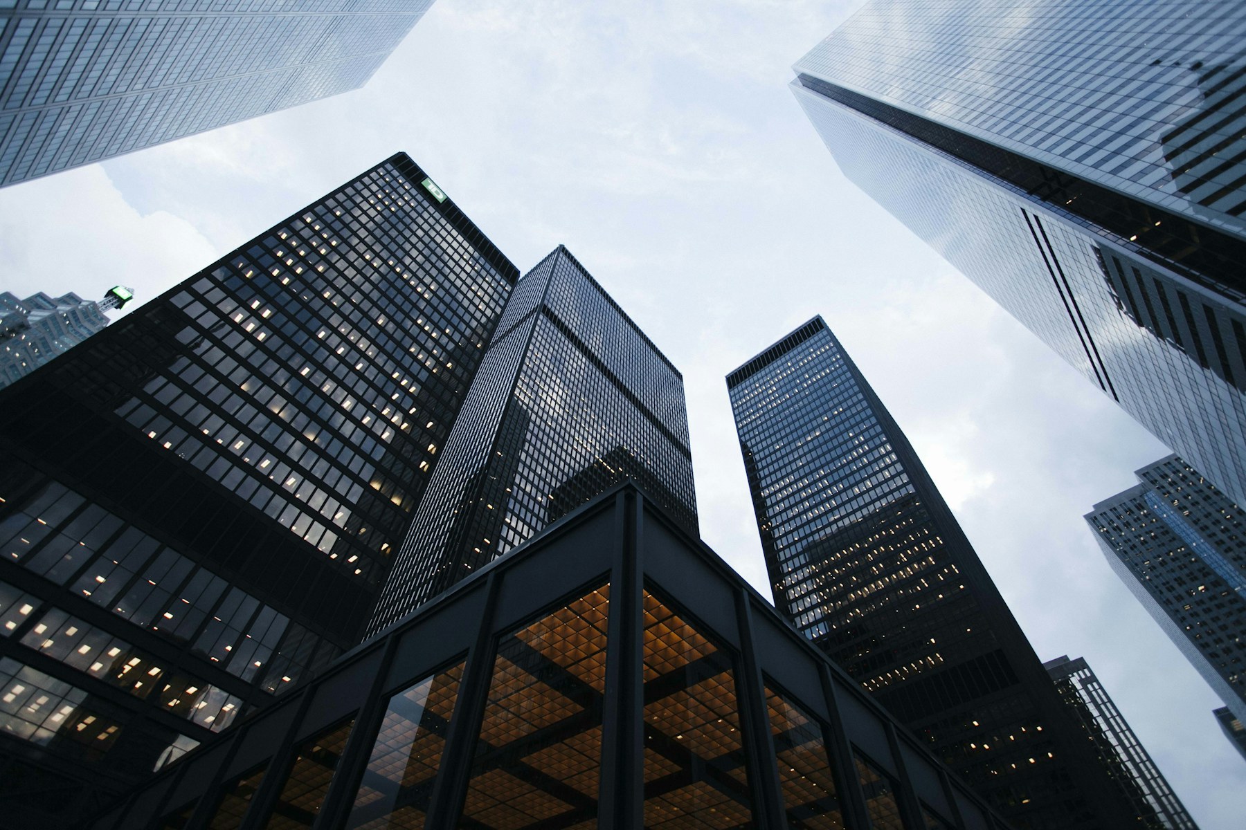 International financial district and corporate office towers