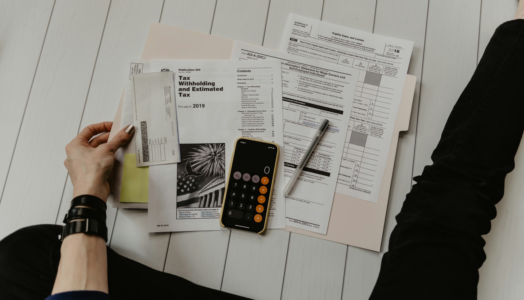 Financial records and payment documents for business review